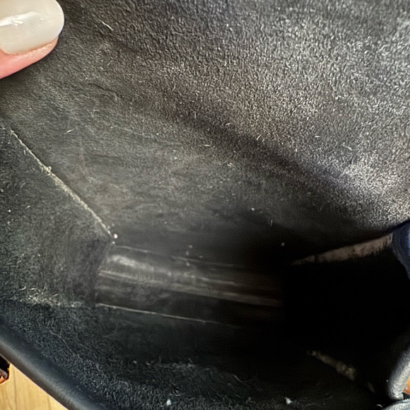 Vintage Coach Scooter Bag Black Made in USA - Picture 11 of 12